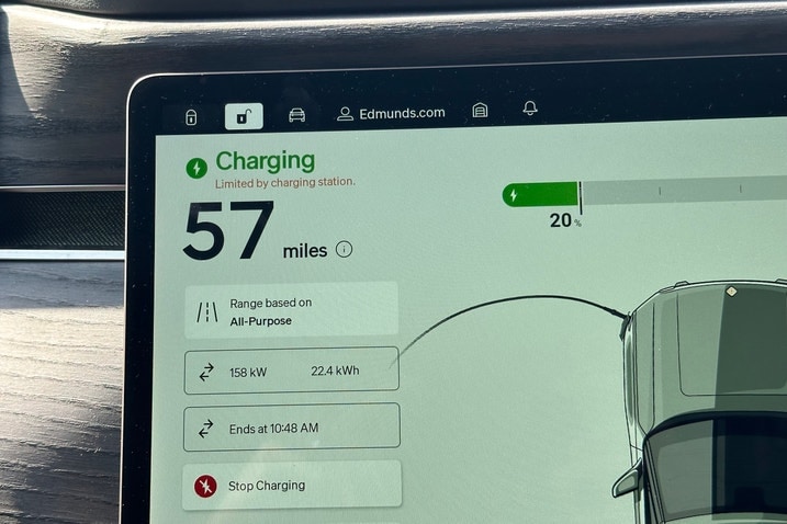 Rivian R1T charging limited