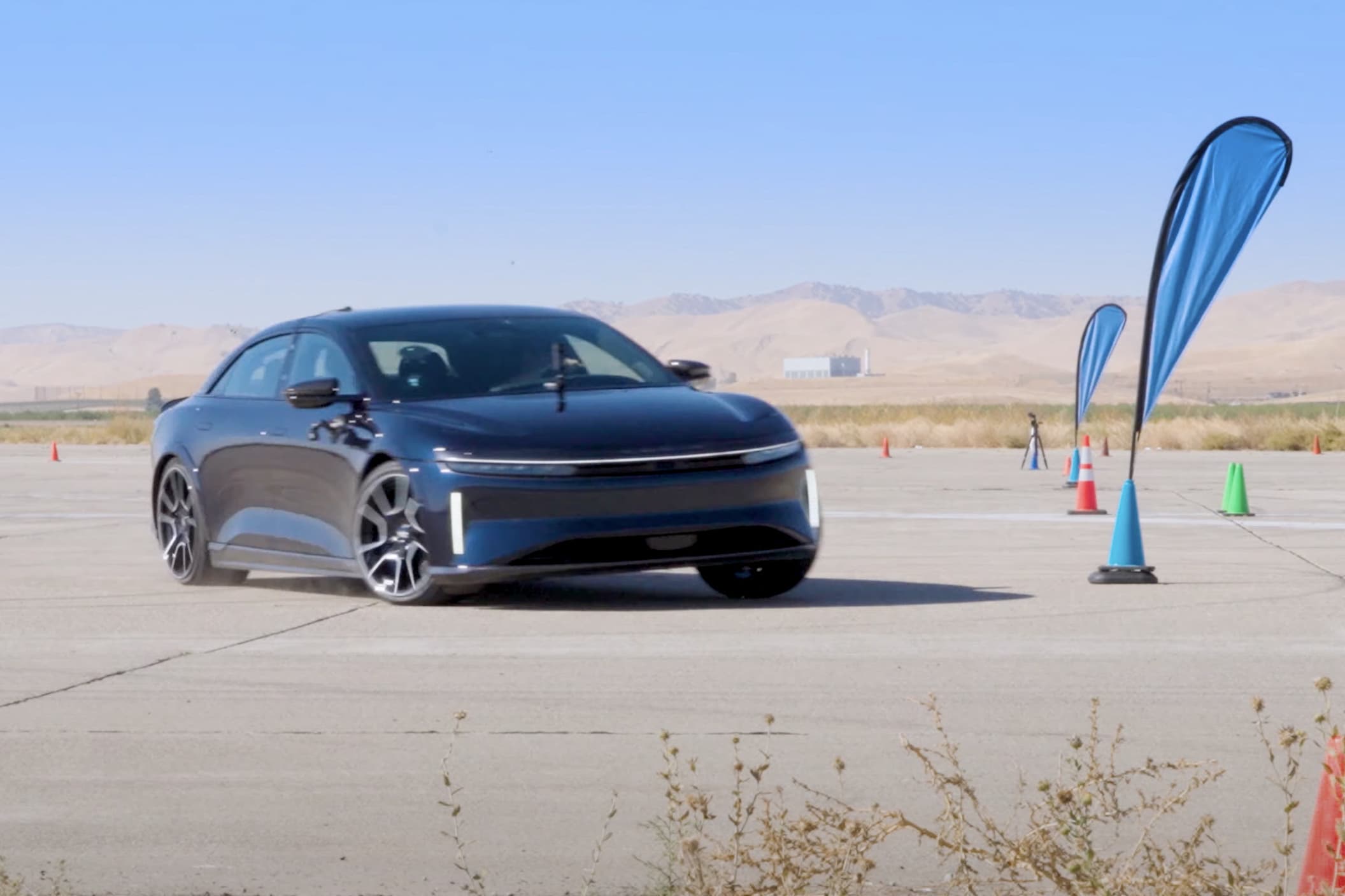 Lucid Air Sapphire U-Drags driving