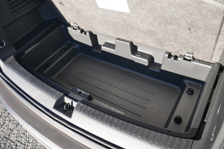 Underfloor storage in the Chevrolet Traverse