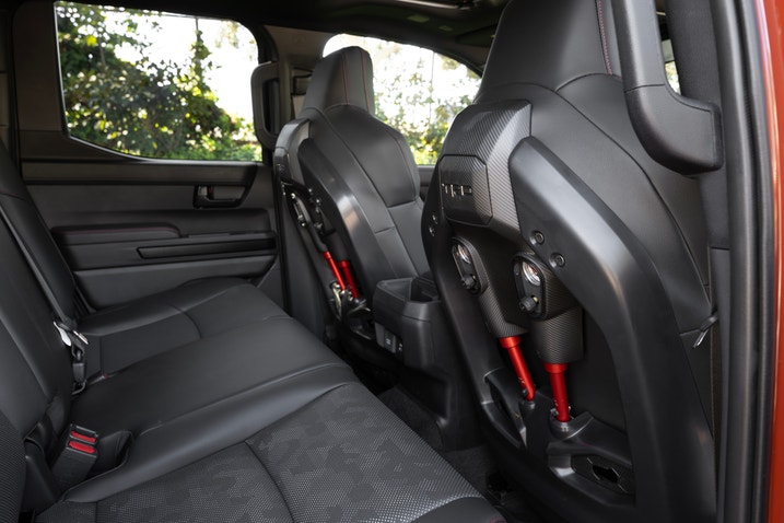 2024 Toyota Tacoma TRD Pro rear seats