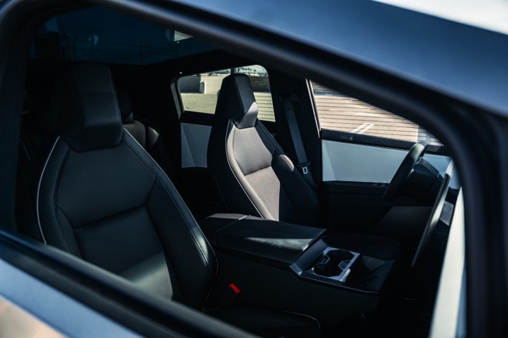 Cybertruck front interior