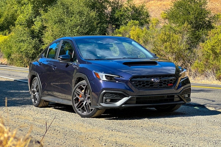 2025 Subaru WRX tS Front Galaxy Purple Pearl