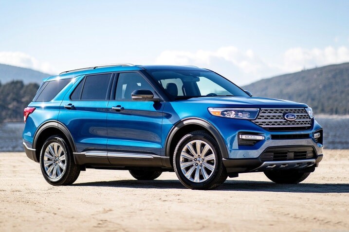 2020 Ford Explorer Limited Hybrid 4dr SUV Exterior Shown