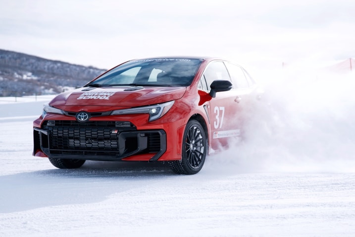 Toyota GR Corolla winter driving