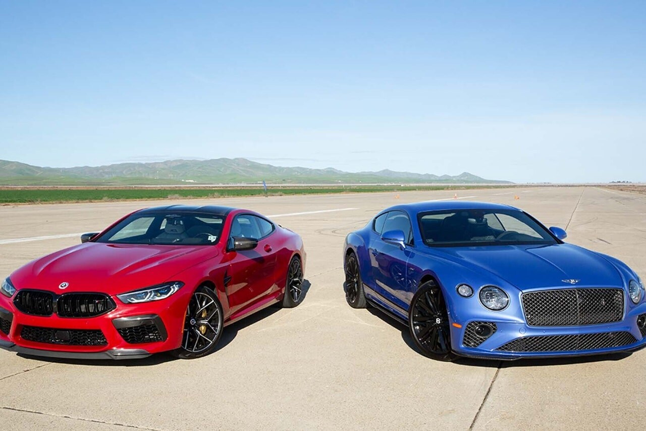 Edmunds U-Drags: BMW M8 vs. Bentley Continental GT Speed