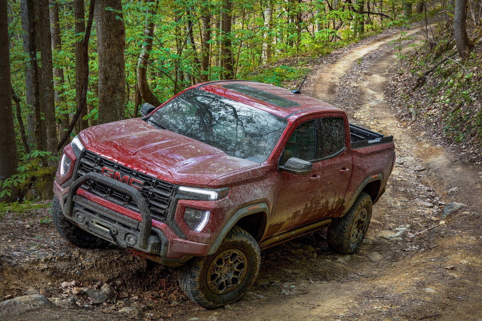 2023 GMC Canyon AT4X Edition 1 on a trail