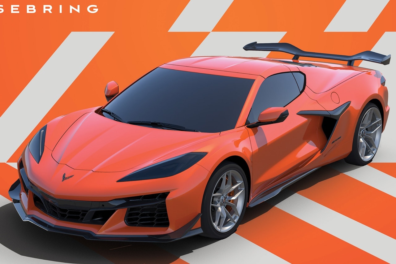 2025 Chevy Corvette in Sebring Orange