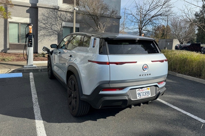 Fisker Ocean charging