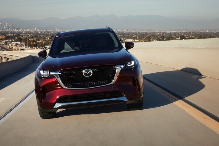 Front end of 2024 Mazda CX-90