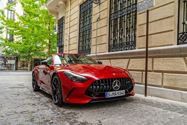 2024 Mercedes-Benz AMG GT Coupe front three-quarters