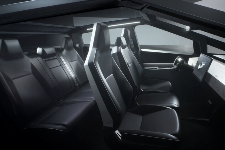 Cybertruck interior