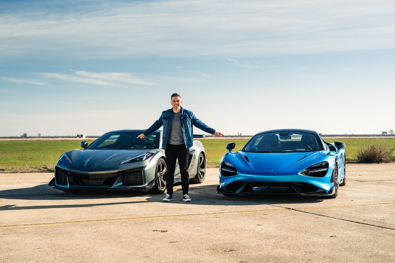 Corvette Z06 vs. McLaren 765LT face-off