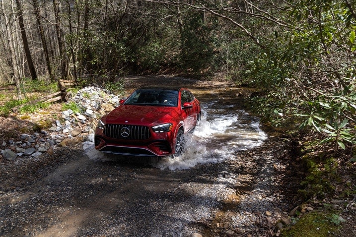 2024 Mercedes-AMG GLE 53 4Matic+ Coupe in a stream