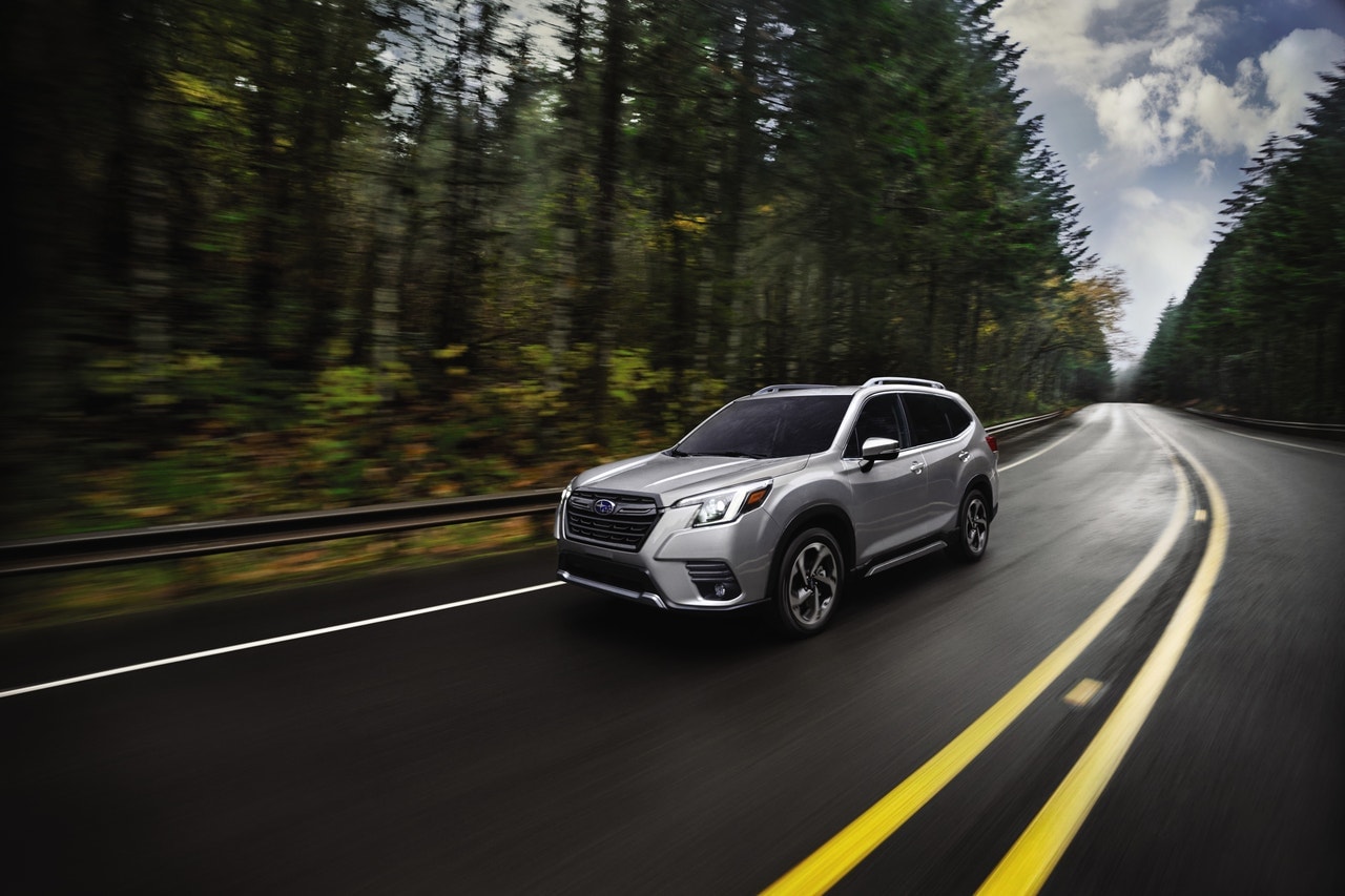 2024 Subaru Forester front three-quarters