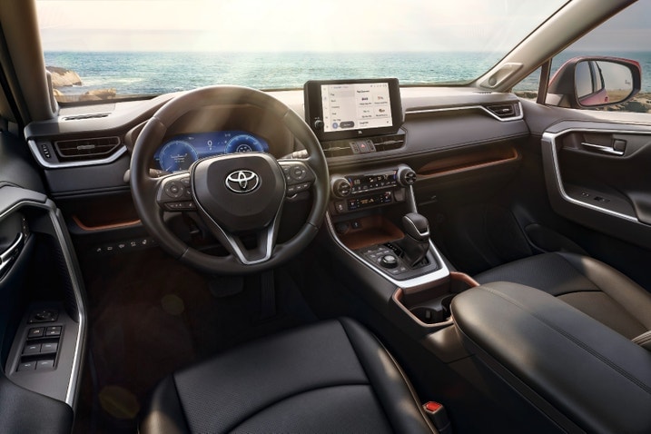 2023 Toyota RAV4 interior dashboard
