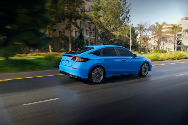 2025 Honda Civic Hatchback Sport Touring Hybrid side
