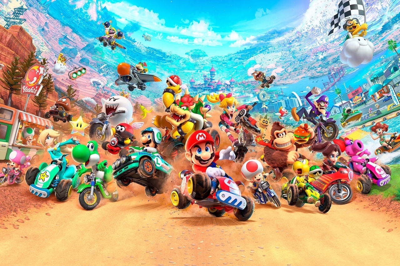 Mario Kart World Key Art