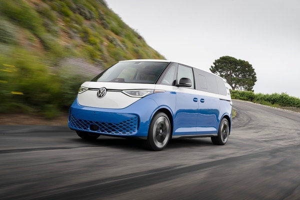 Volkswagen Finally Reveals Three-Row ID. Buzz Electric Van