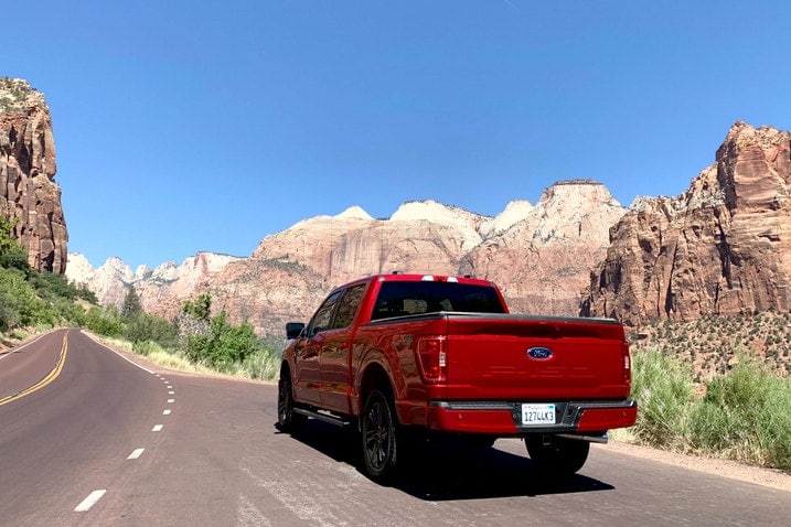 2021 Ford F-150 Hybrid rear