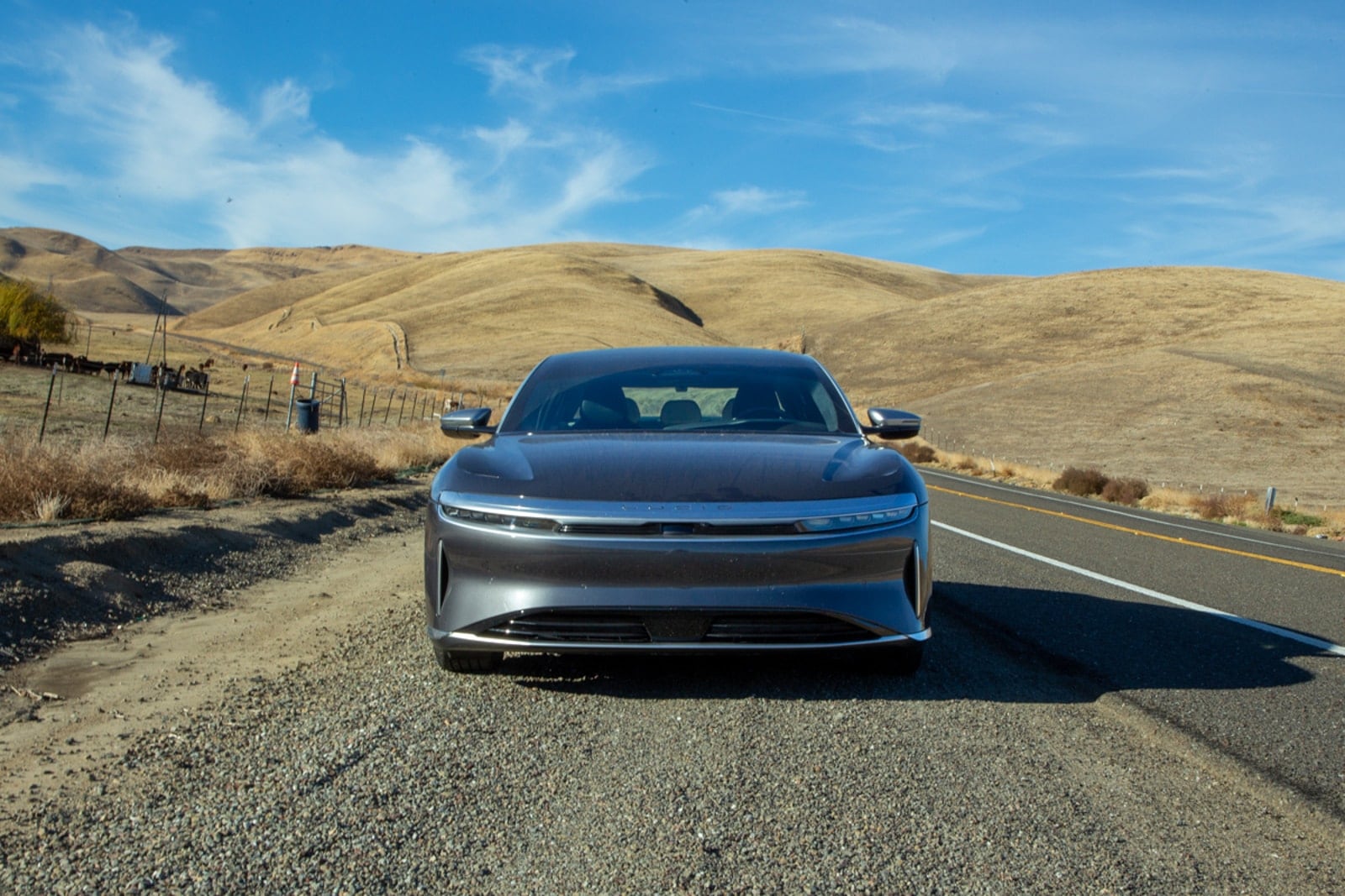 2022 Lucid Air Grand Touring front