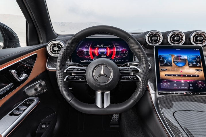 2024 Mercedes-Benz GLC Coupe interior dashboard