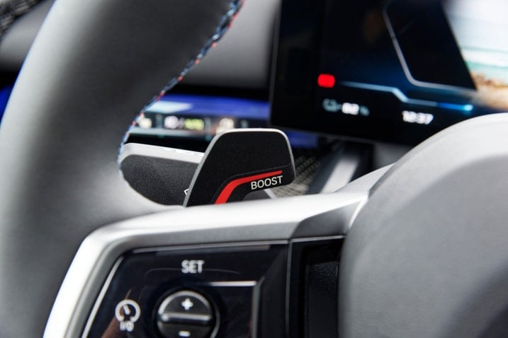 2024 BMW i5 boost paddle