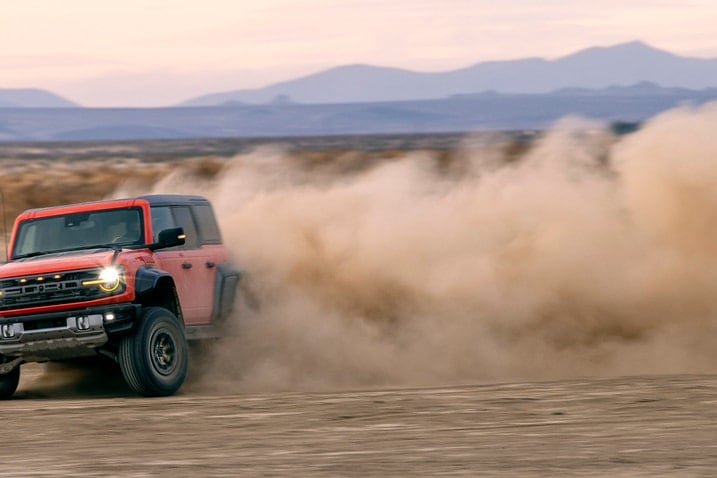 2023 Ford Bronco Raptor front 3/4