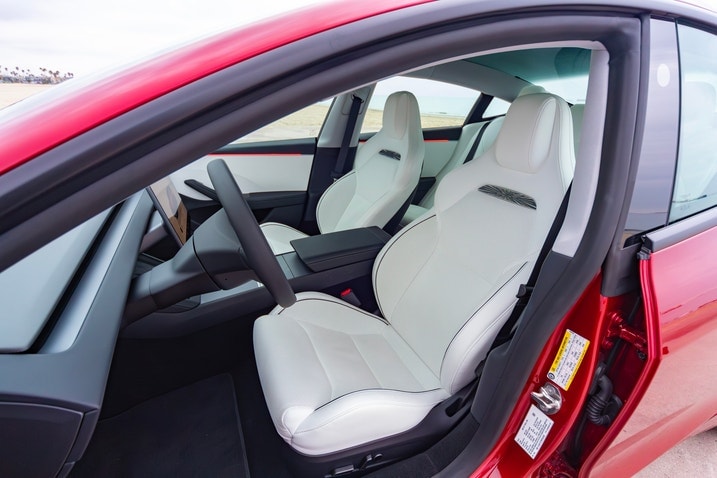 2024 Tesla Model 3 front interior