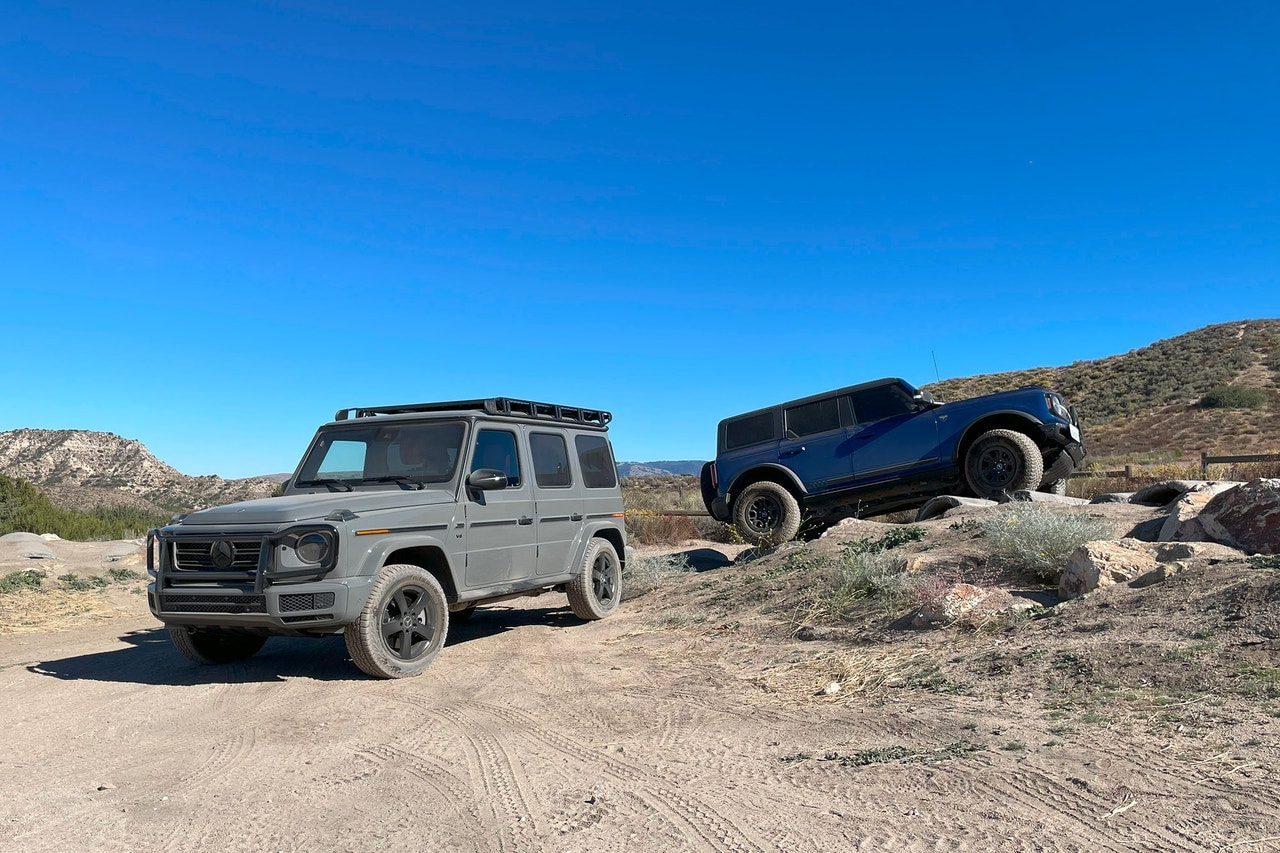 Ford Bronco vs. Mercedes-Benz G-wagen comparison