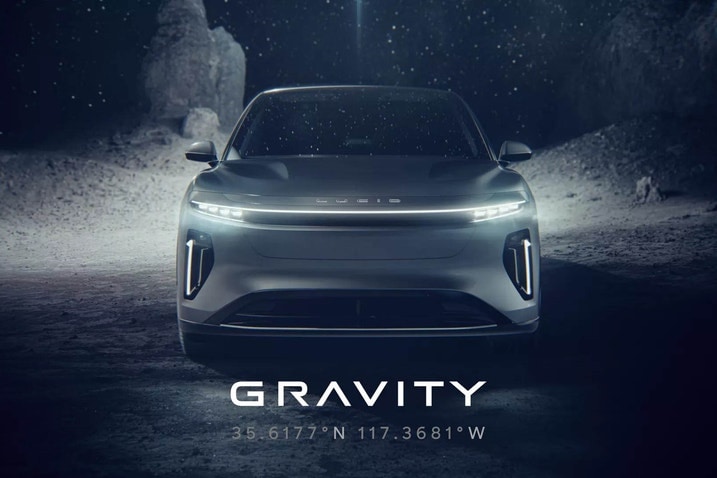 2025 Lucid Gravity front end
