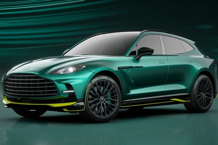 2024 Aston Martin DBX front three-quarters