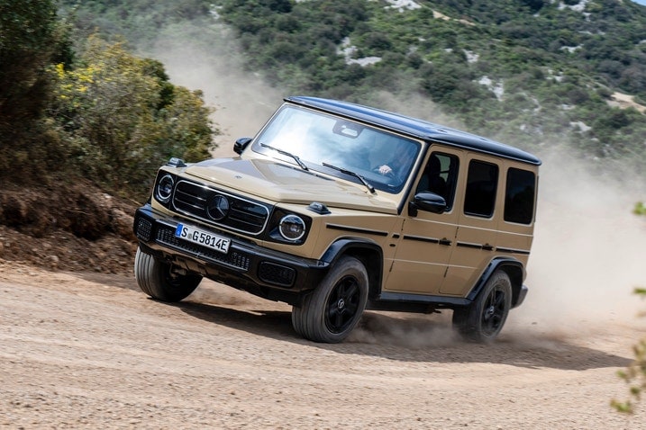 2025 Mercedes-Benz G 580 EV driving