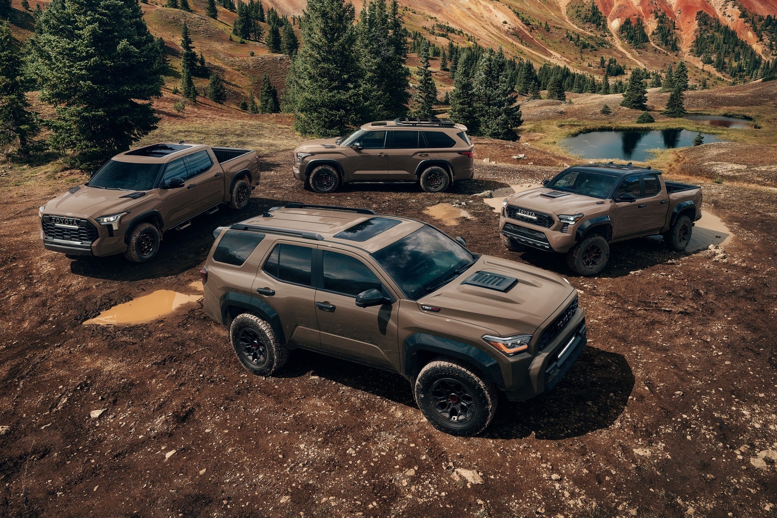 Toyota's 2025 TRD Pro Models Get Exclusive New Color Mudbath