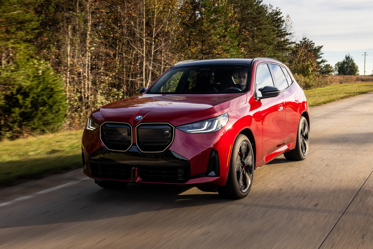 2025 BMW X3 driving
