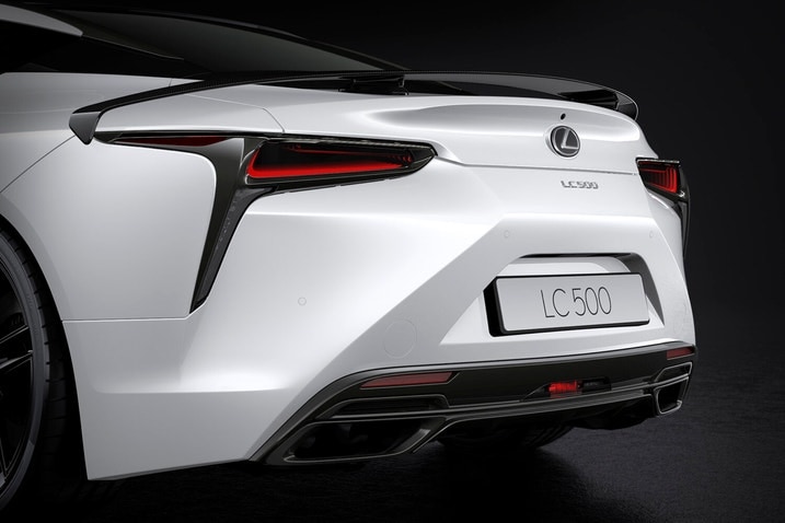 2024 Lexus LC 500 Inspiration Series Coupe rear three-quarter detail