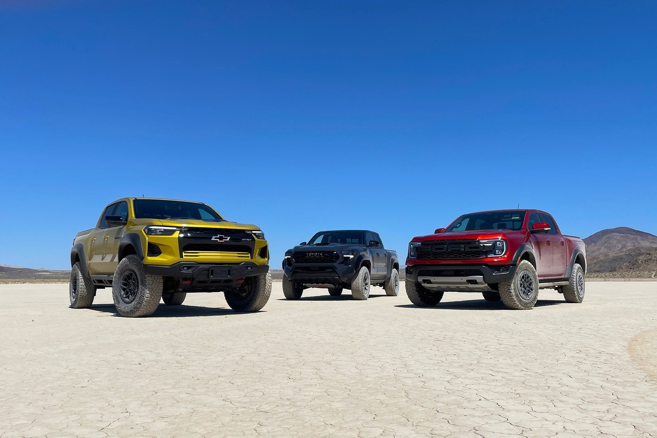 Chevy Colorado ZR2 vs. Ford Ranger Raptor vs. Toyota Tacoma TRD Pro comparison test