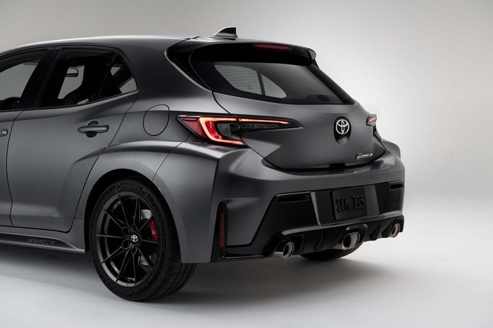 2023 Toyota GR Corolla rear 3/4