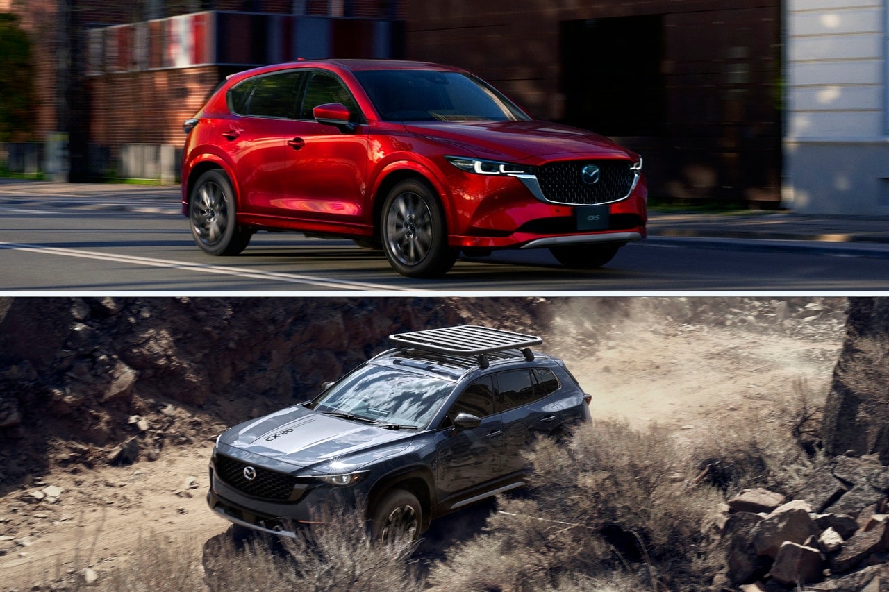 Mazda CX-5 and CX-50 comparison picture