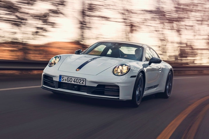 2025 Porsche 911 Carrera T driving
