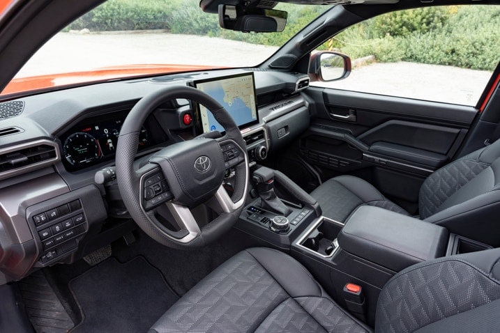 Long-term 2024 Toyota Tacoma TRD Off-Road interior
