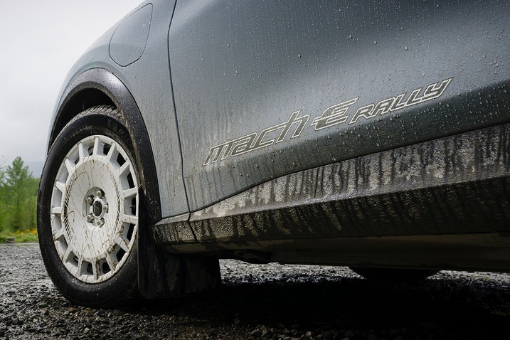 2024 Ford Mustang Mach-E Rally wheel