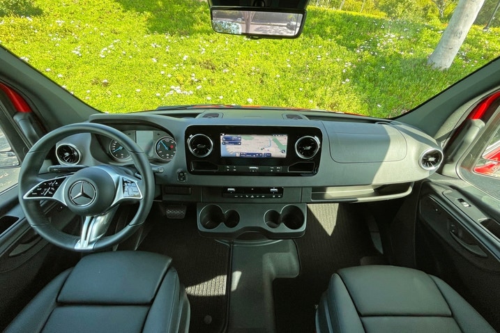 2024 Mercedes-Benz eSprinter front interior