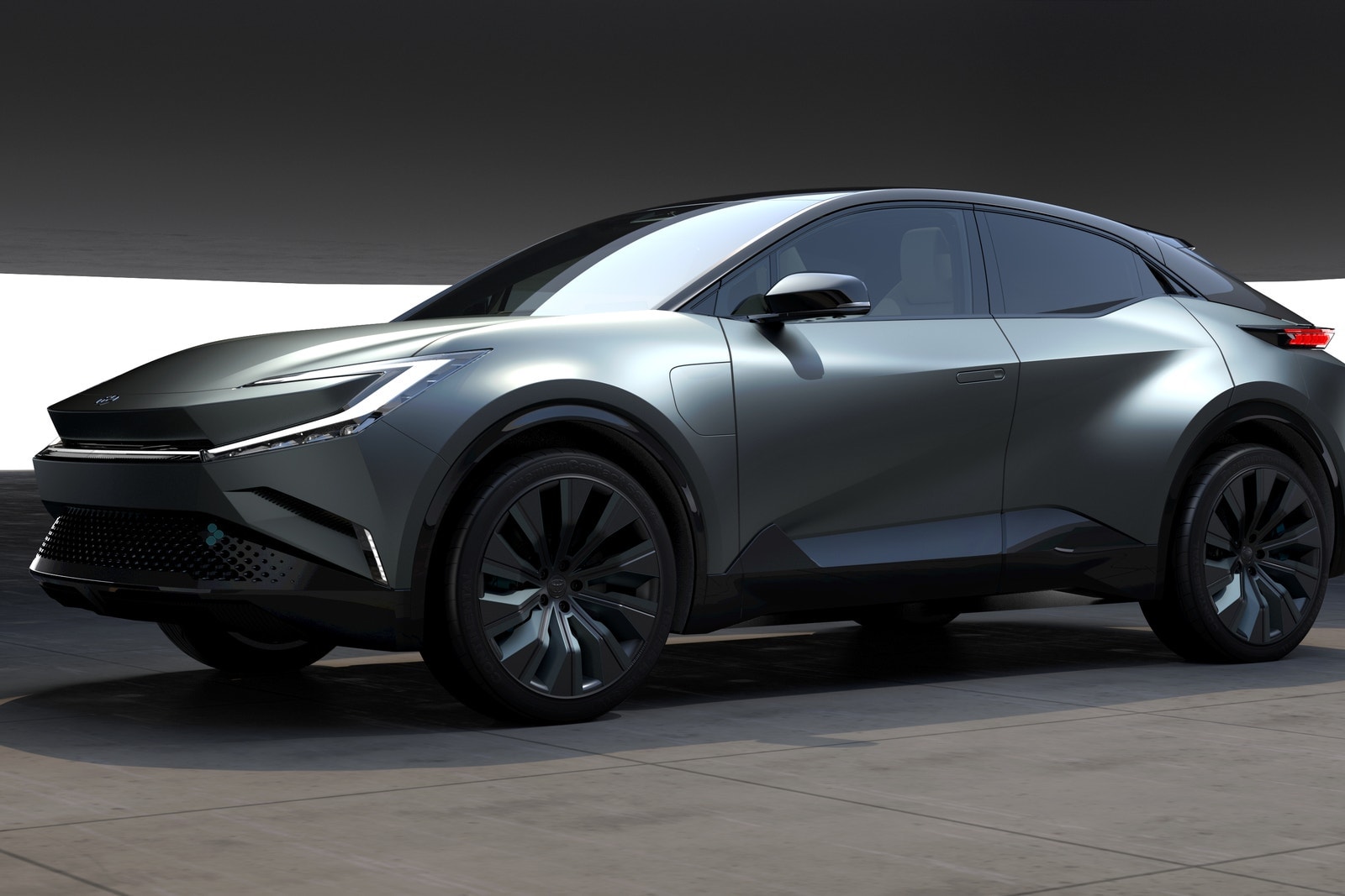 Toyota bZ Compact SUV Concept front 3/4