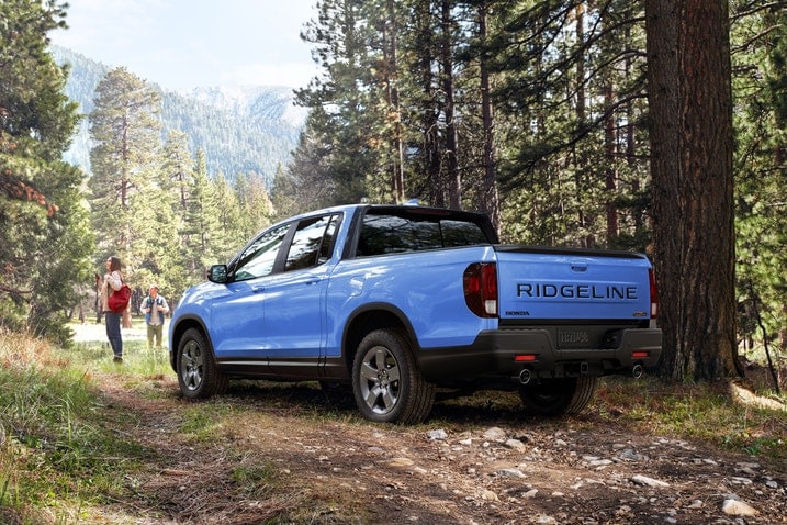 2024 Honda Ridgeline TrailSport rear three-quarter