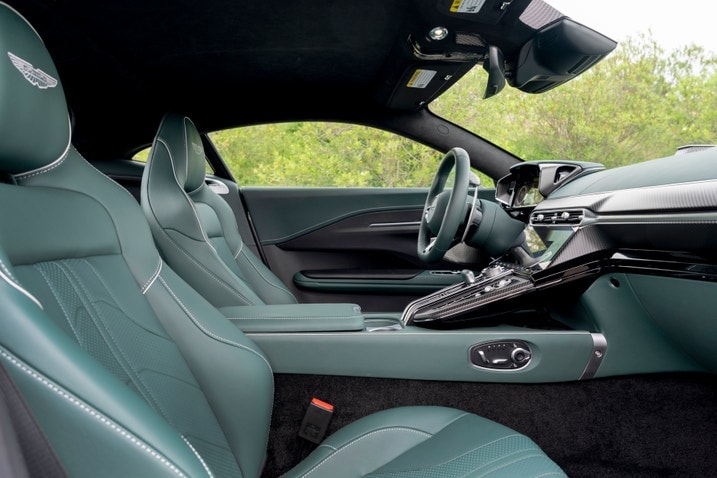 2025 Aston Martin Vantage front interior