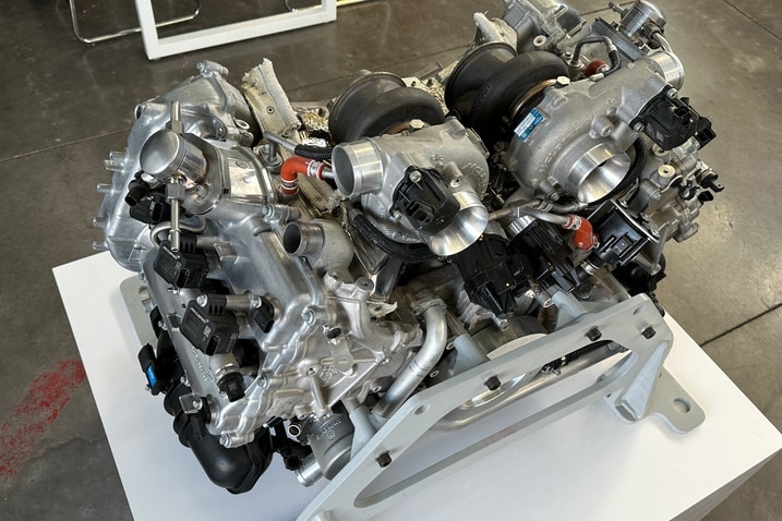 2023 McLaren Artura engine detail