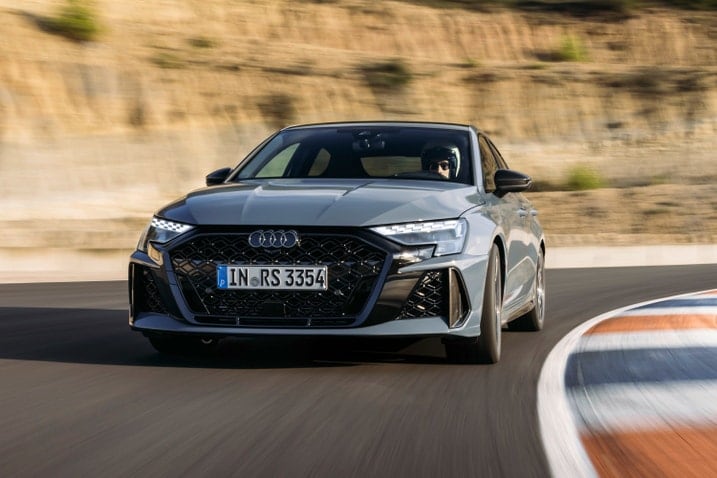 2025 Audi RS 3 Sedan driving