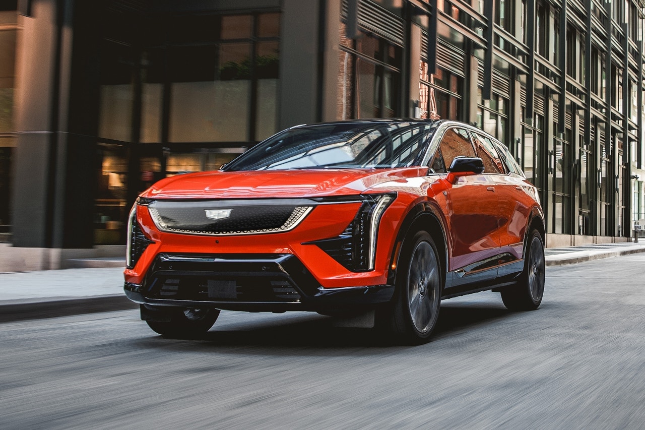 2025 Cadillac Optiq driving