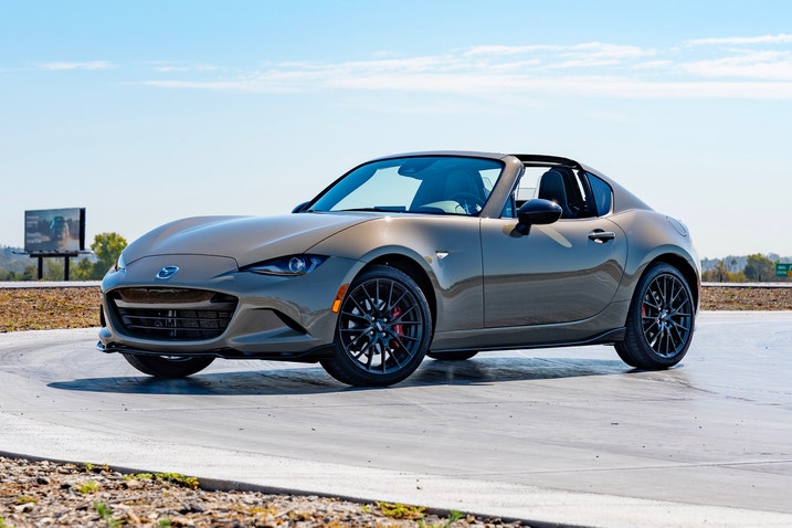 2024 Mazda MX-5 Miata RF front 3/4