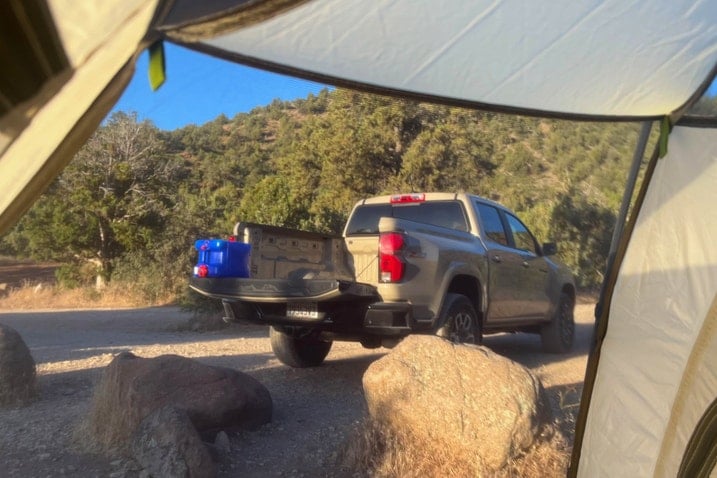 2023 Chevy Colorado camping